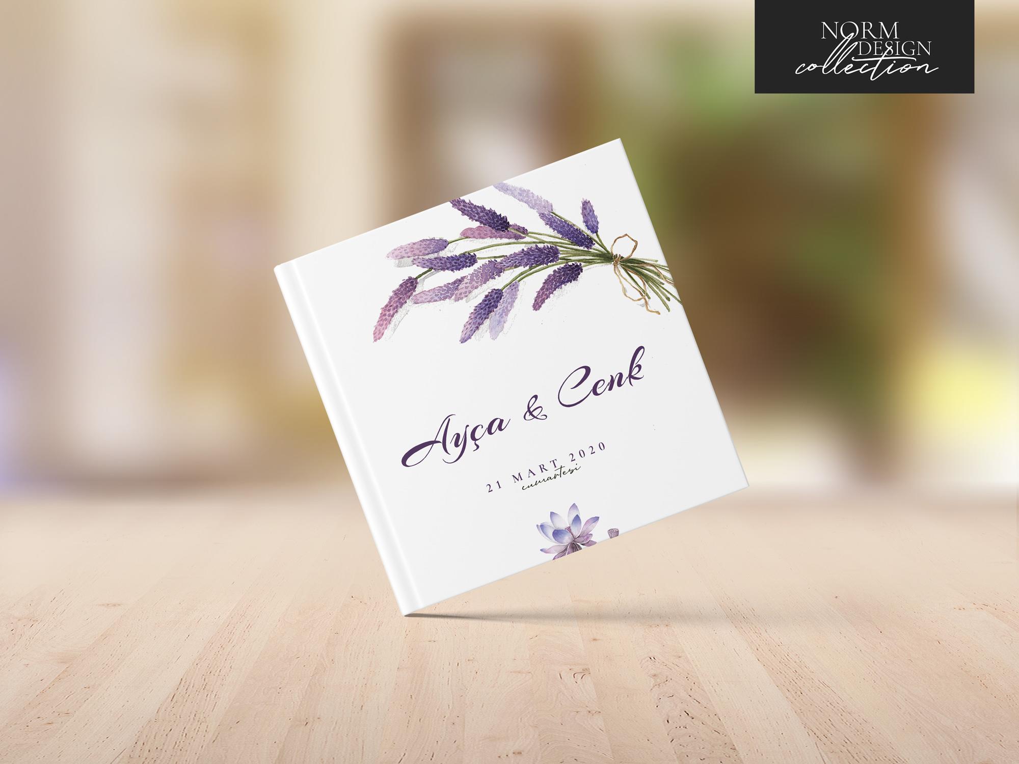 Lavender Kare Anı Defteri