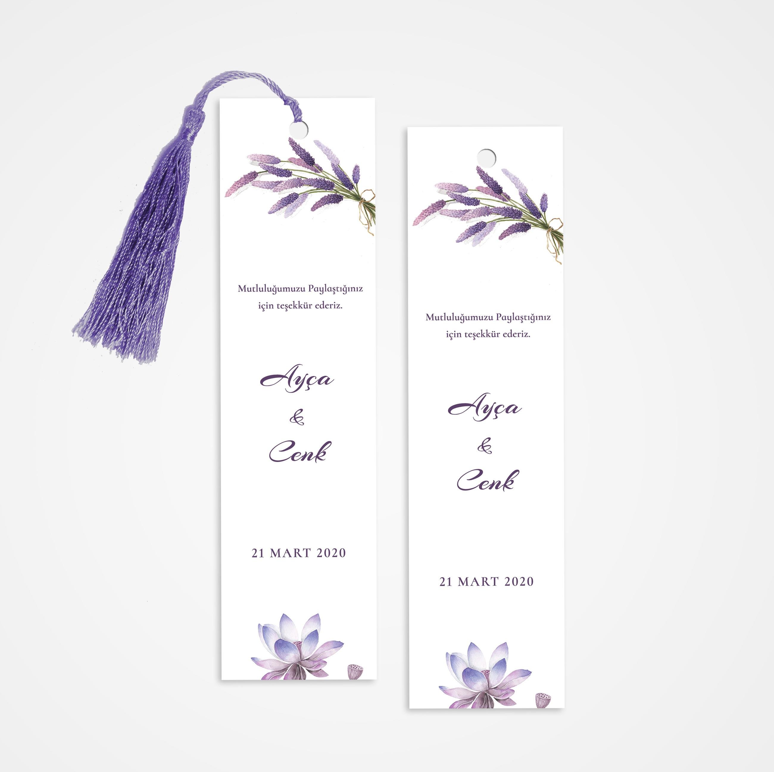 Lavender Kitap Ayracı