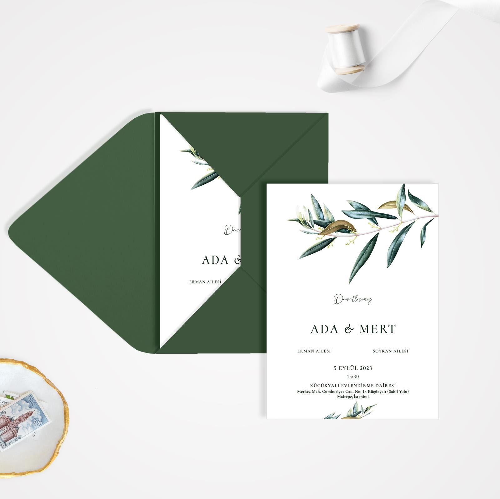 Olive Leaf Davetiye