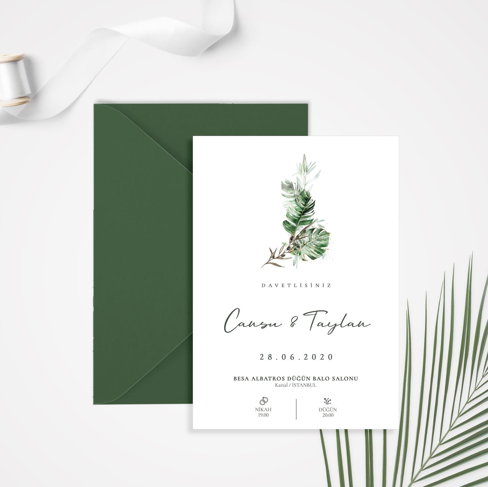 Palm Davetiye