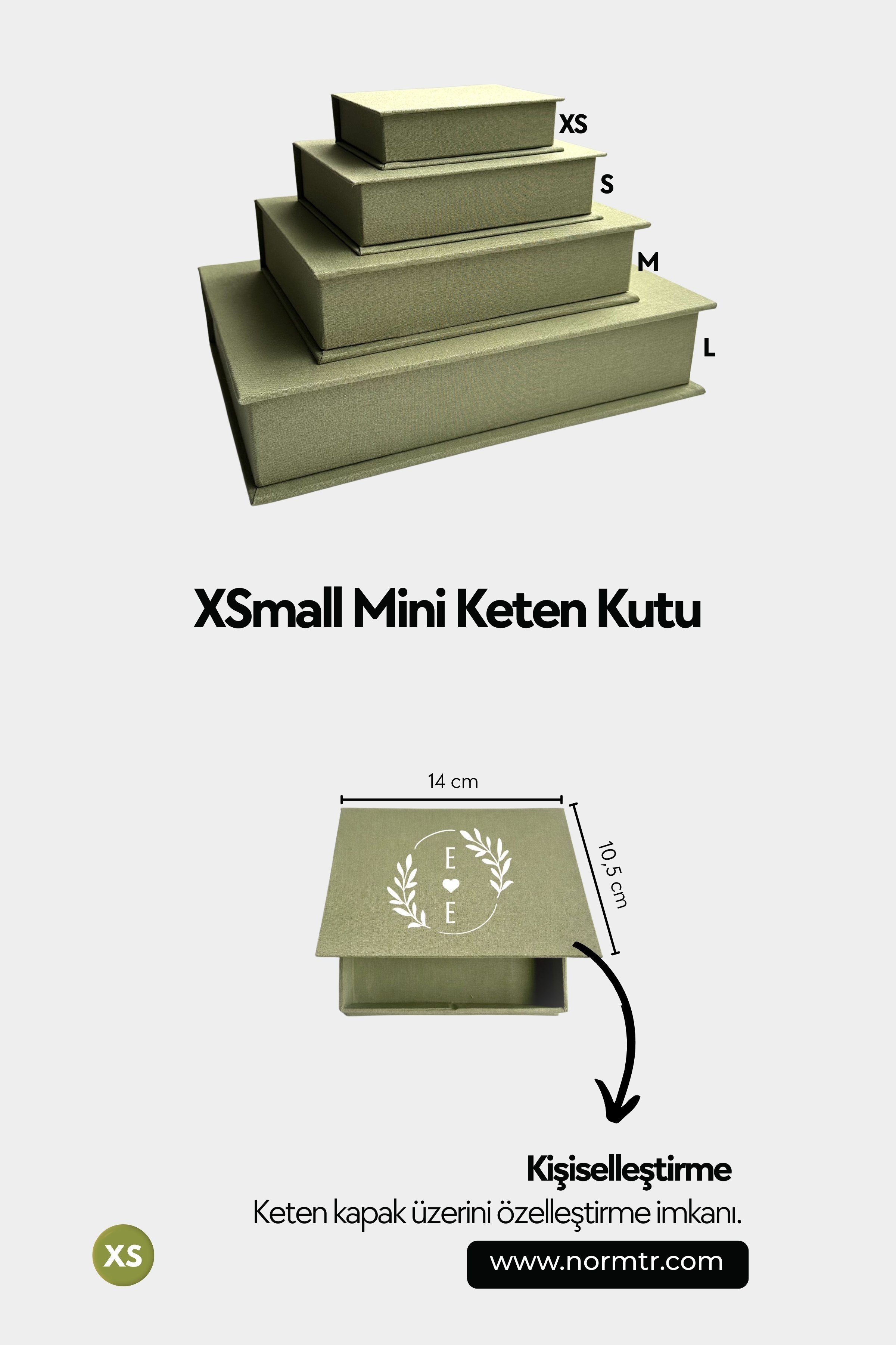XS - Mini Keten Kutu