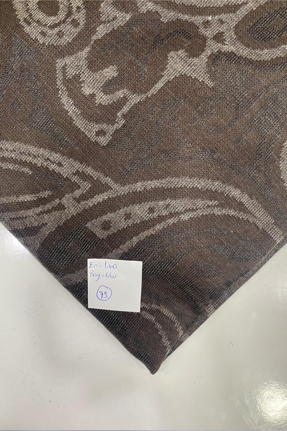 Şal Desen Merserize Örme Kumaş