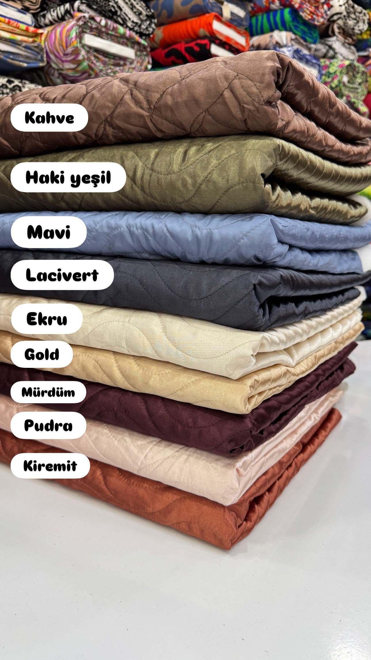 Saten Kapitone Kumaş