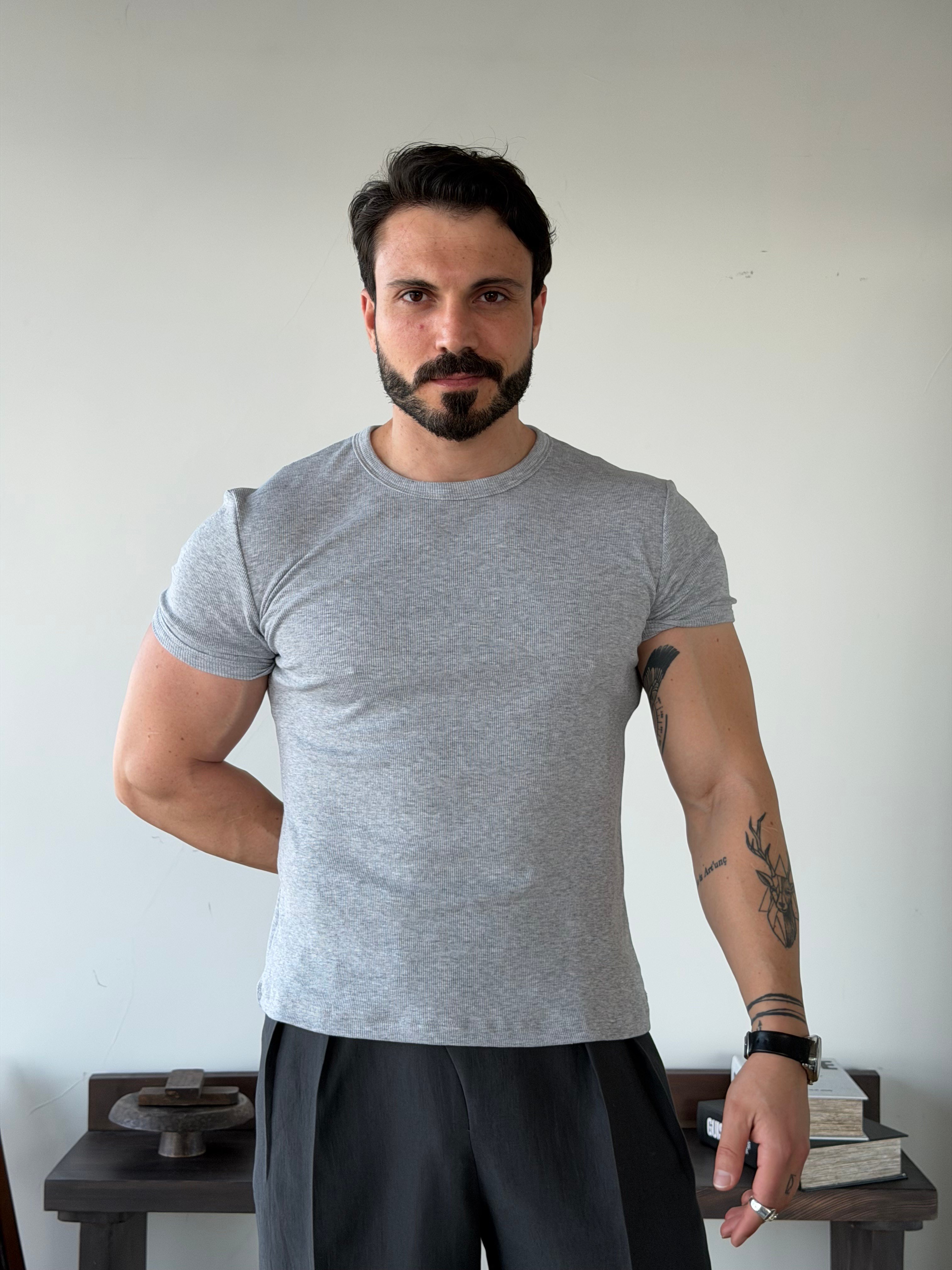 Axel 5829 Gri Tişört