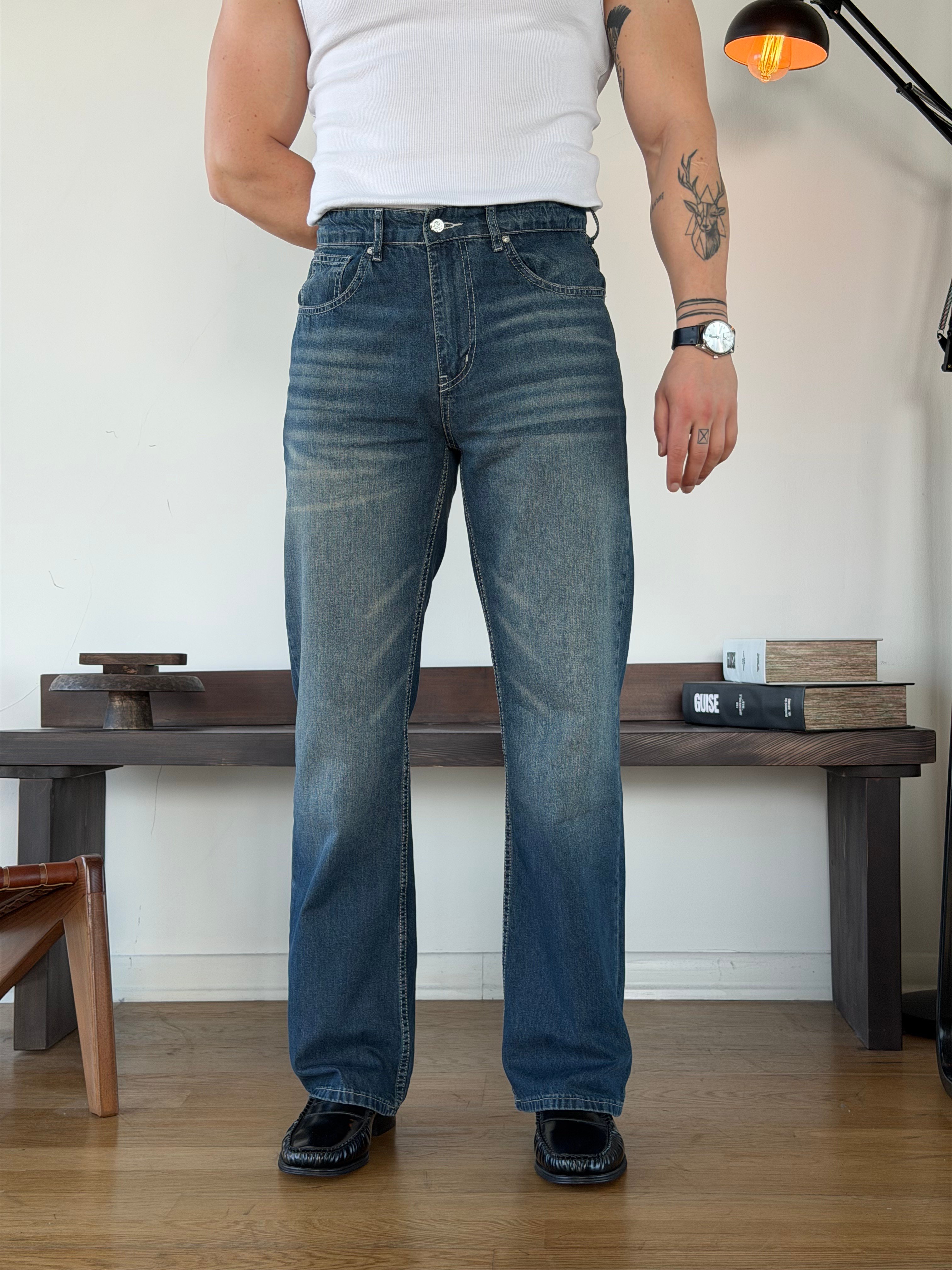 Bax Yeşil Mavi Denim 004