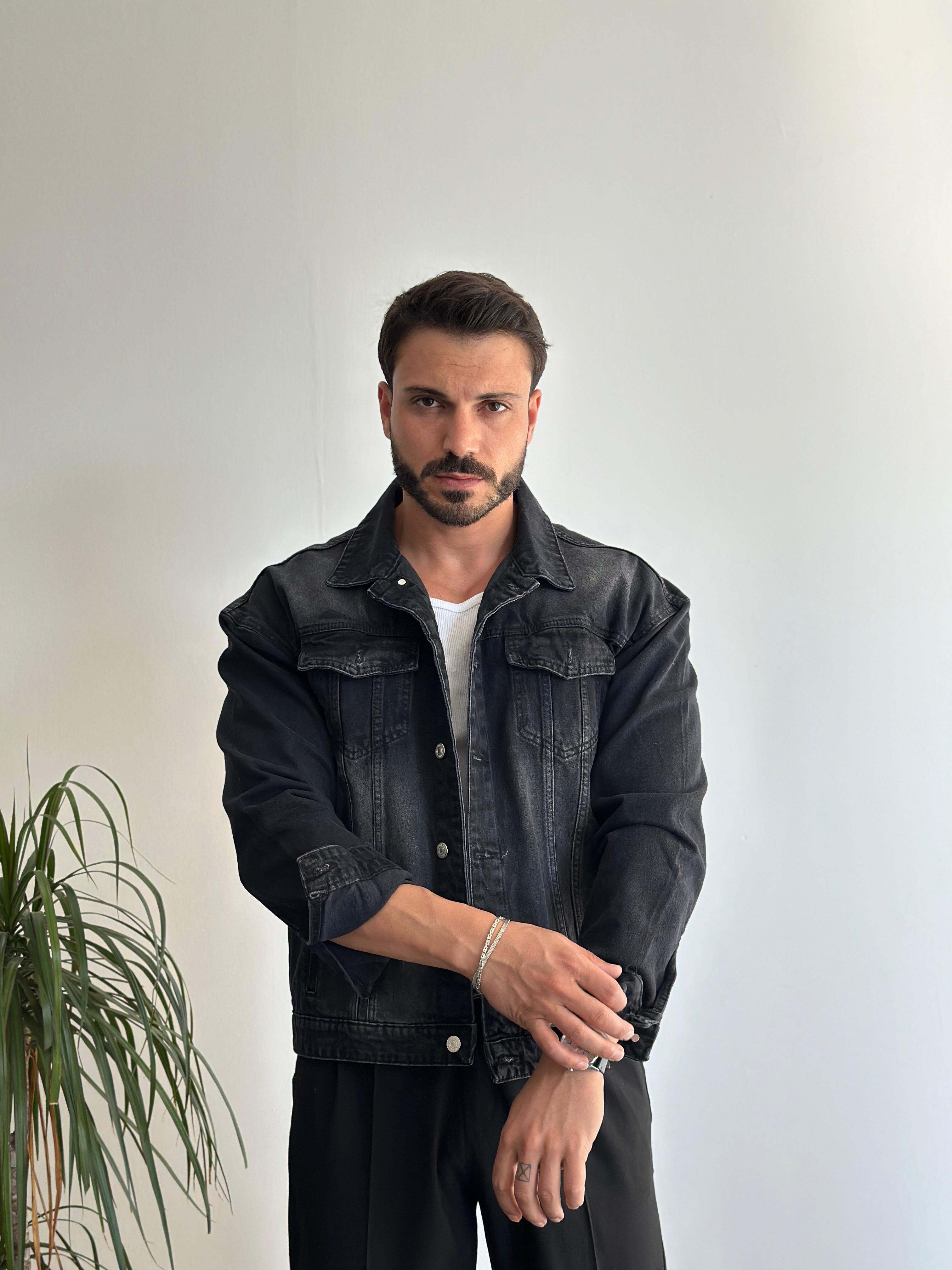 North Denim Black Ceket