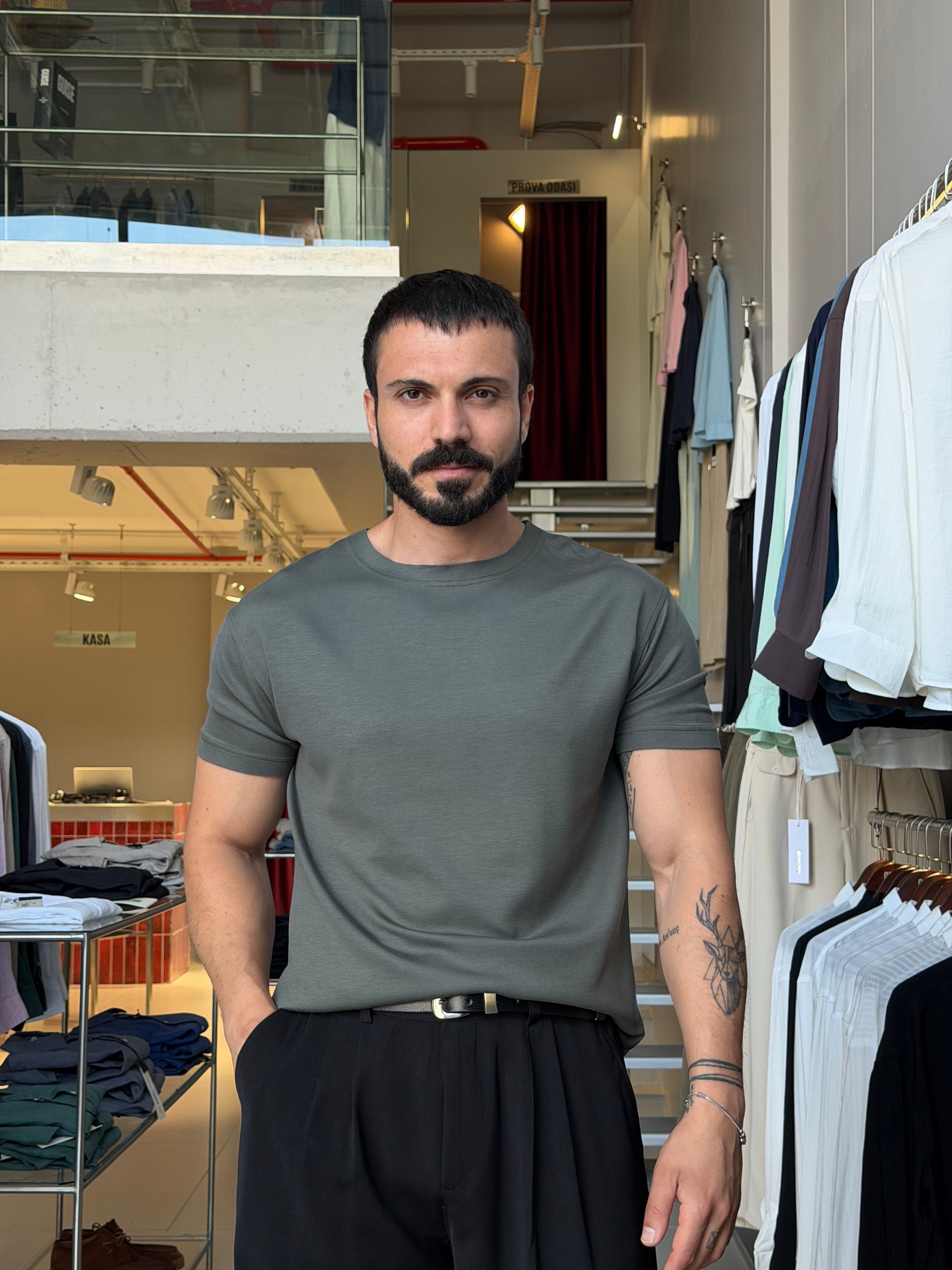 Oris Oysho Modal Haki Tişört