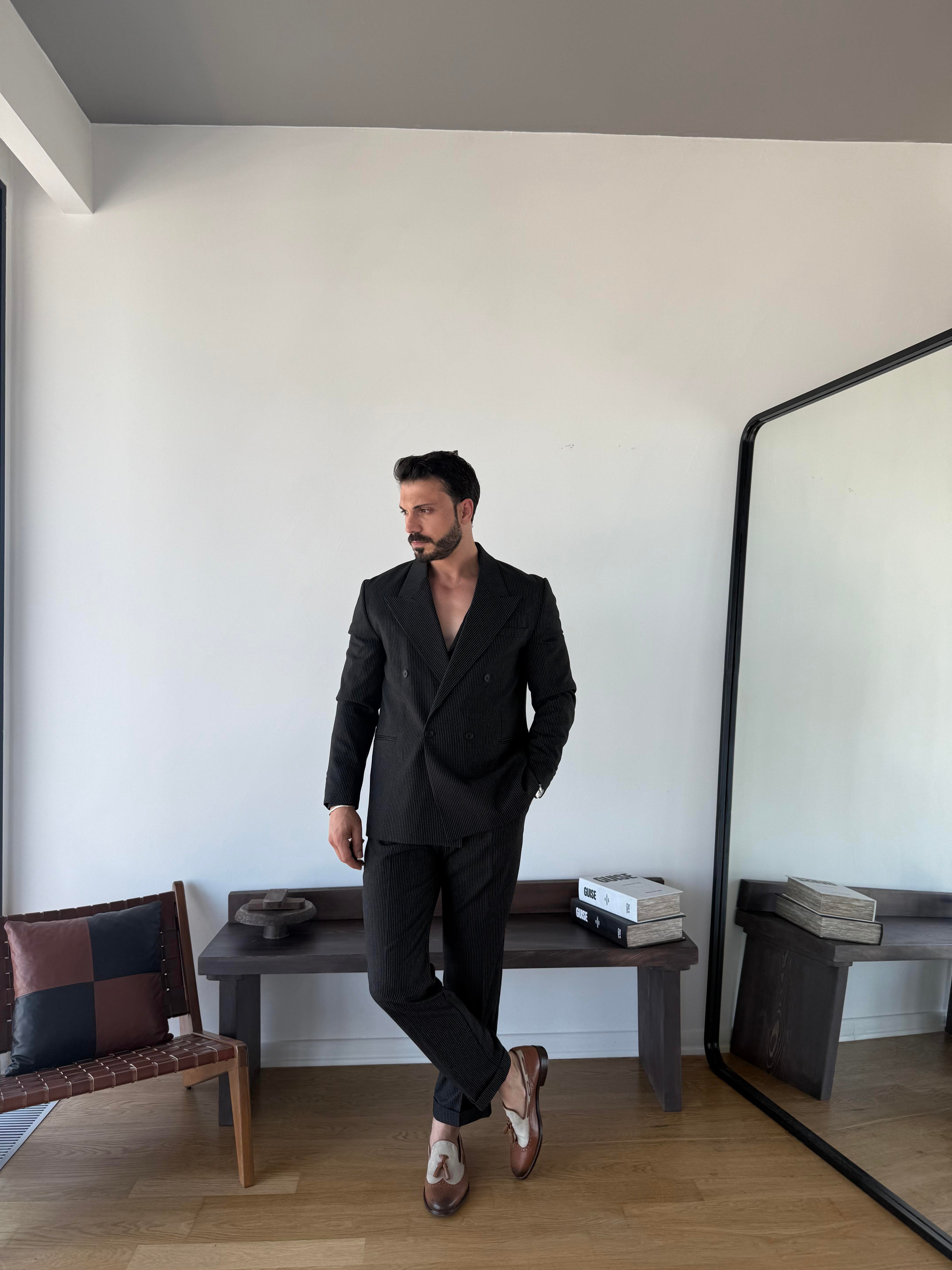 Pedro Kruvaze Takım Elbise