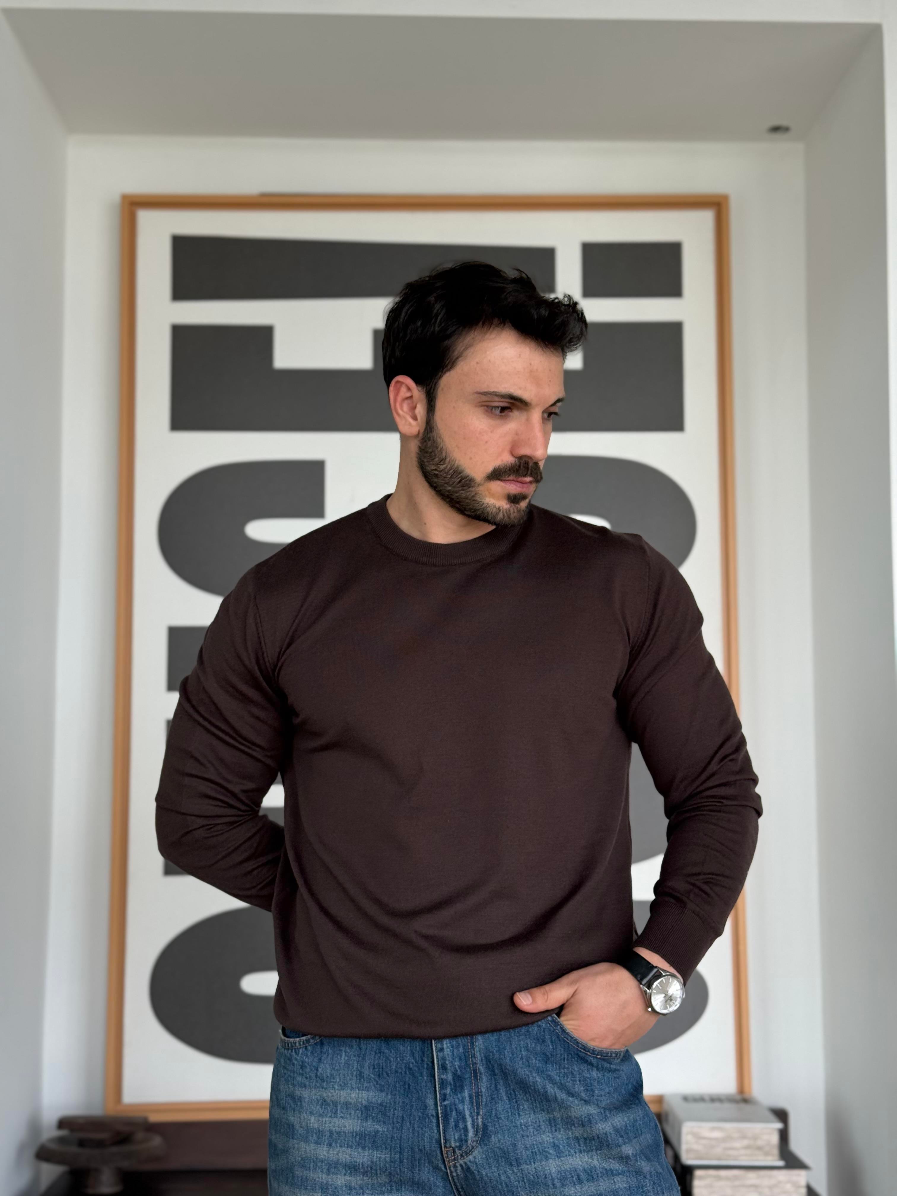 Rodrigo Balıkçı Kahve Triko
