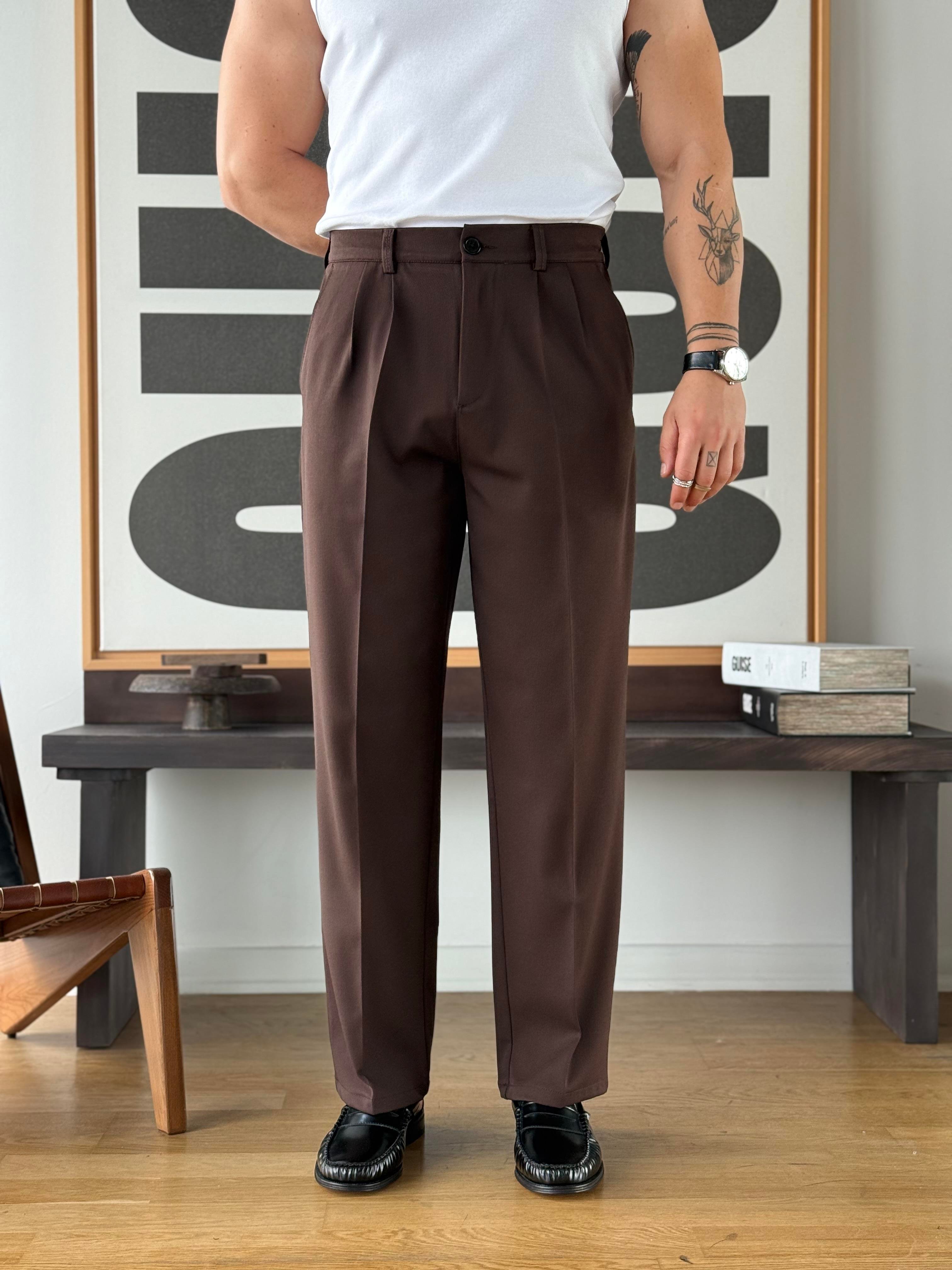 Sedna Kahve Baggy Pantolon