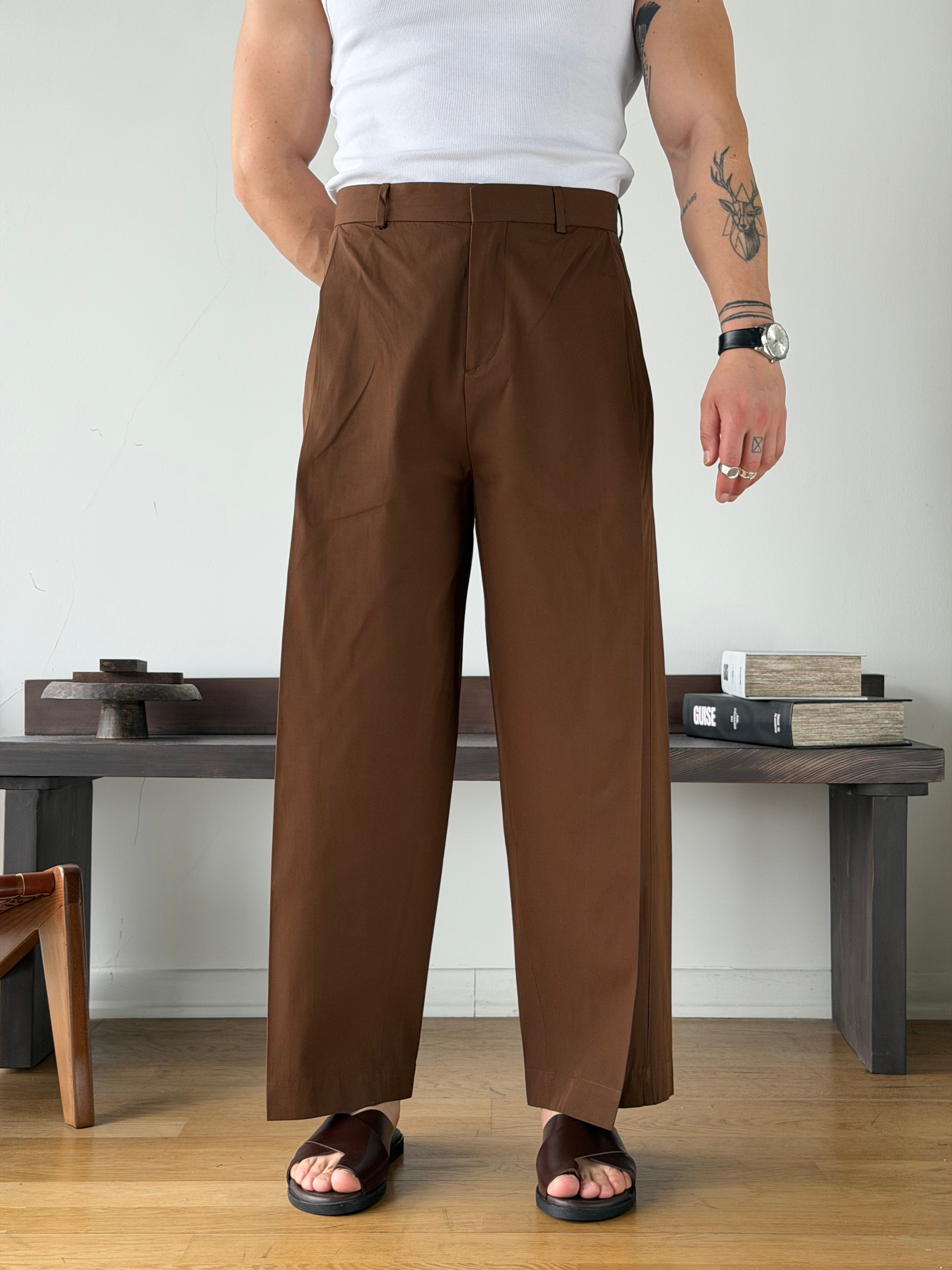 Vigo 5841 Kahve Baggy Pantolon
