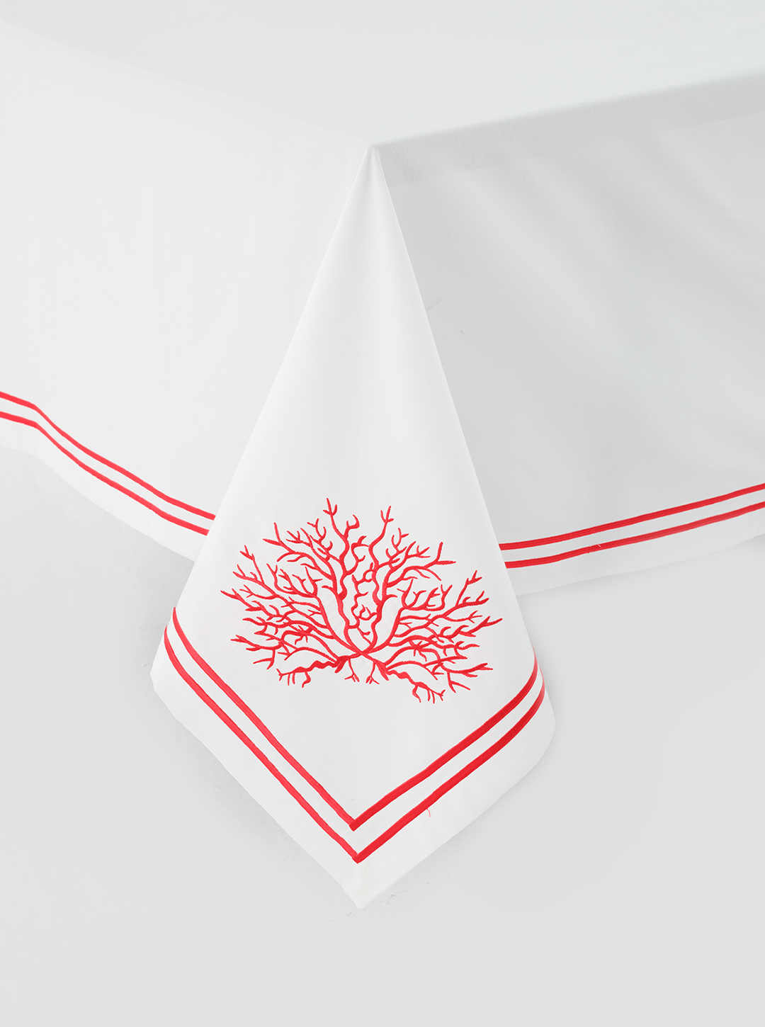 Red Coral Tablecloth