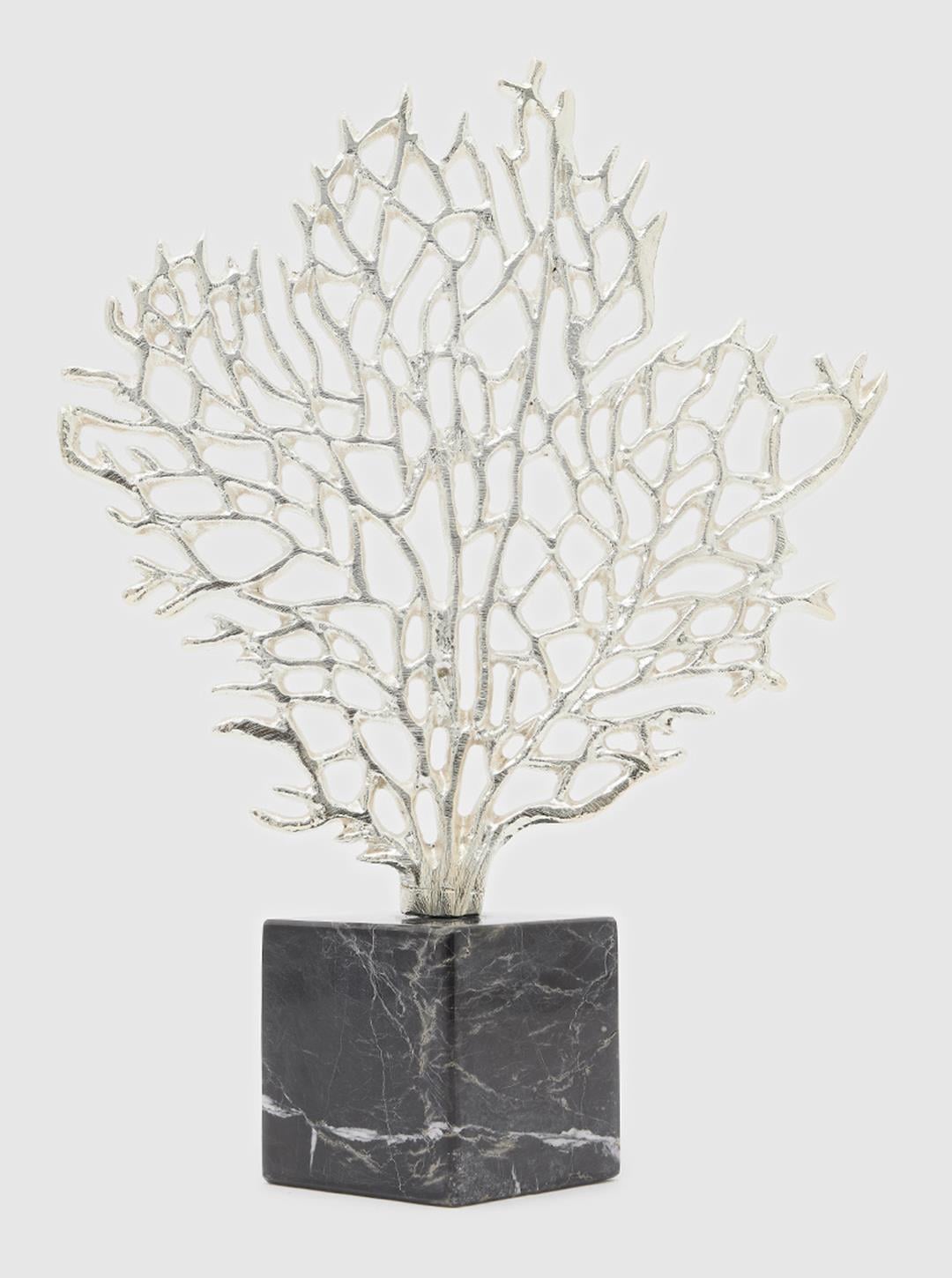 Silver Coral Figurine - Medium
