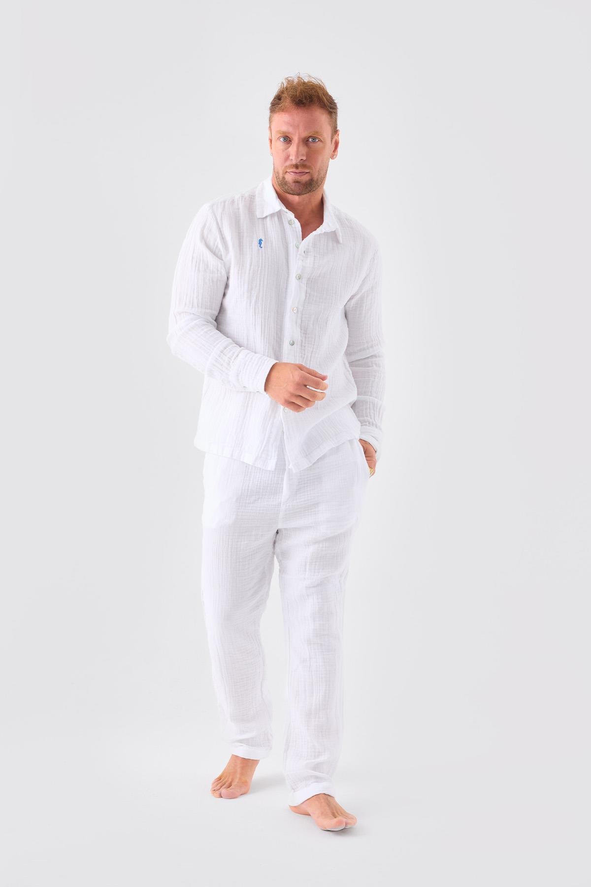 White Muslin Shirt