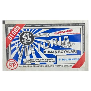 BLUJİN MAVİSİ KUMAŞ BOYASI 10 g VİKTORİA