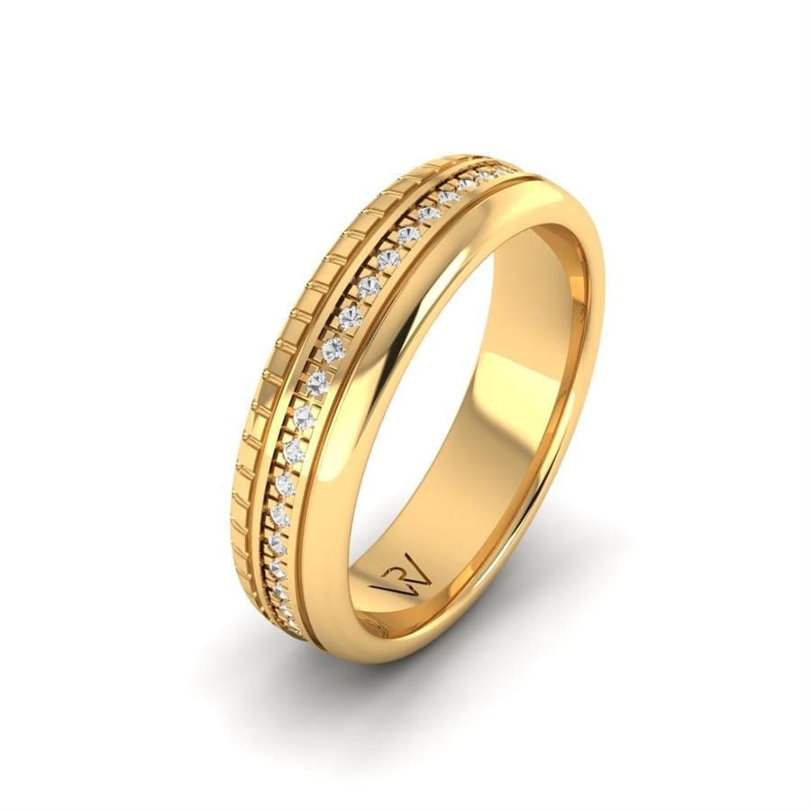 Alliances avec pierres femme Alluring World Or Jaune