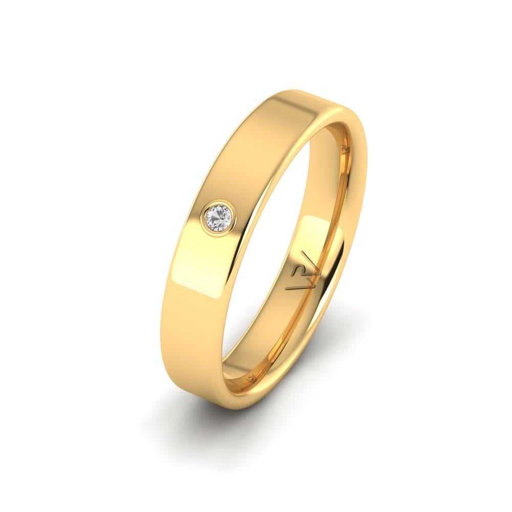 Alliances avec pierres femme BlissLoop Or Jaune Oxyde de Zirconium