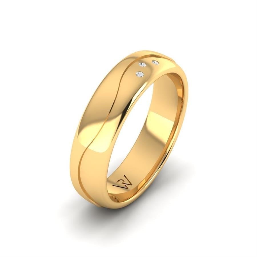 Alliances avec pierres femme Dazzling Molly Or Jaune