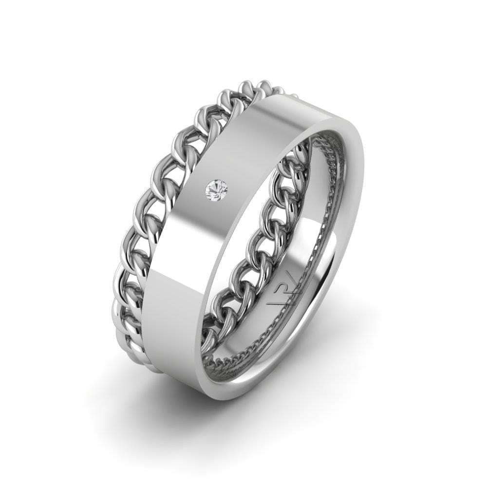 Alliances avec pierres femme Devotiondazzle Or Blanc Oxyde de Zirconium