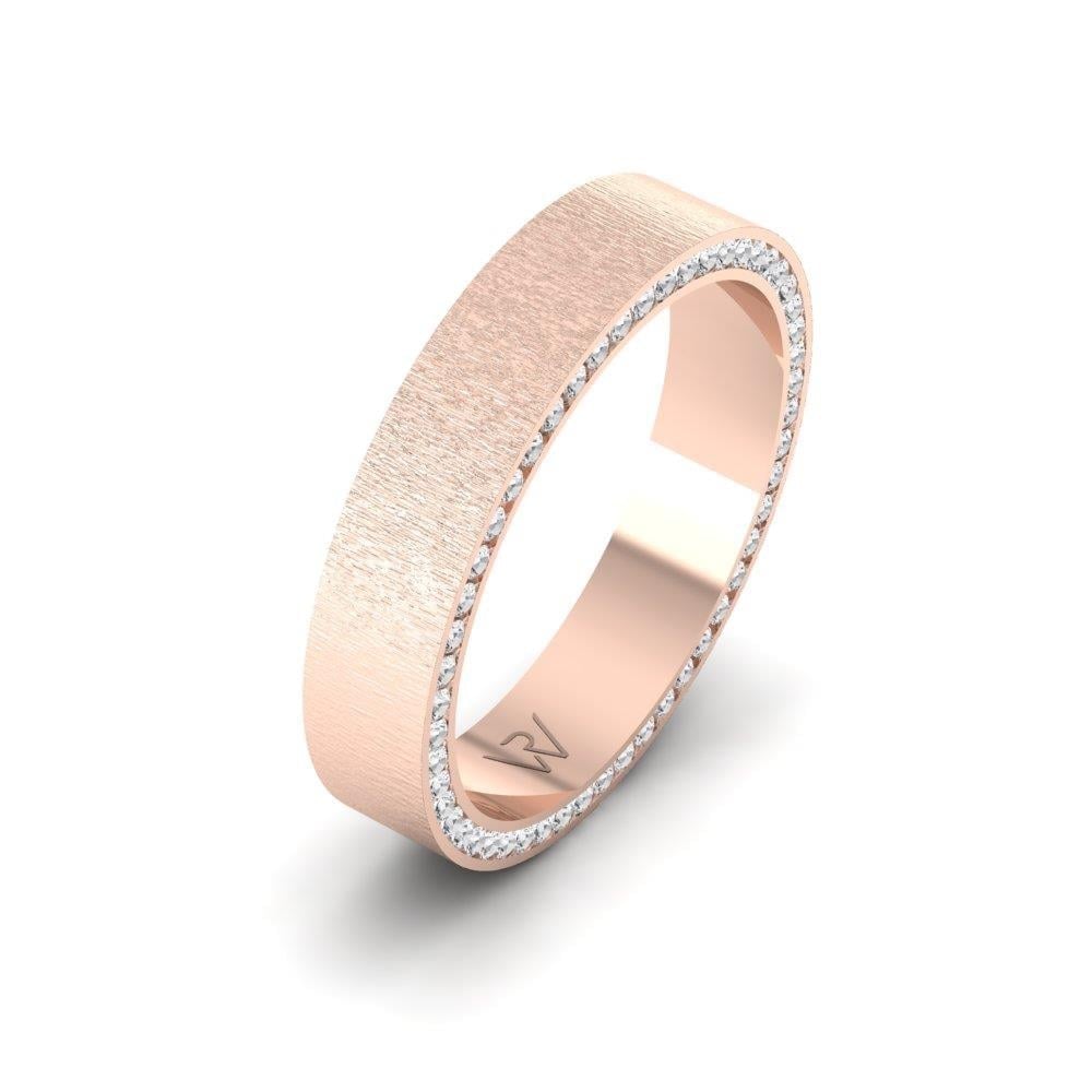Alliances avec pierres femme EternalSparkle Or Rose Oxyde de Zirconium