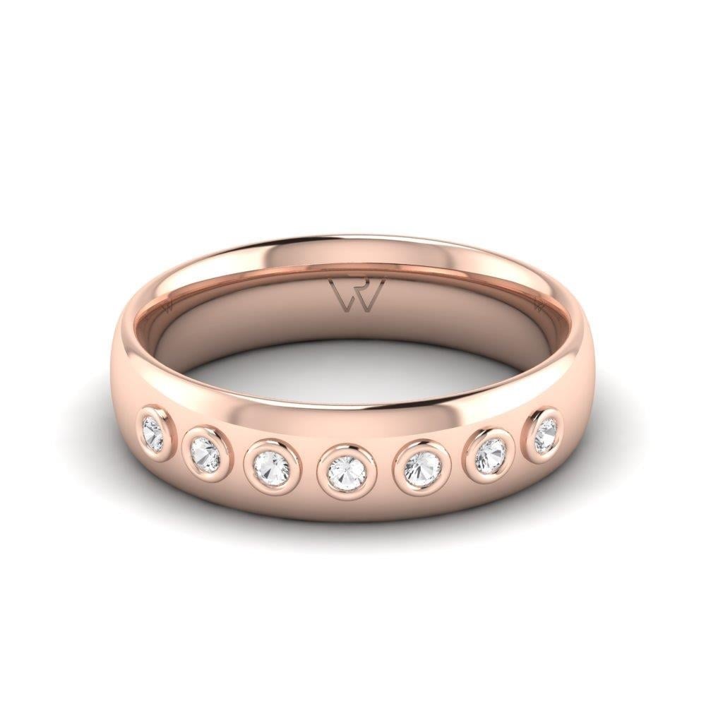 Alliances avec pierres femme InfiniteVow Or Rose Oxyde de Zirconium
