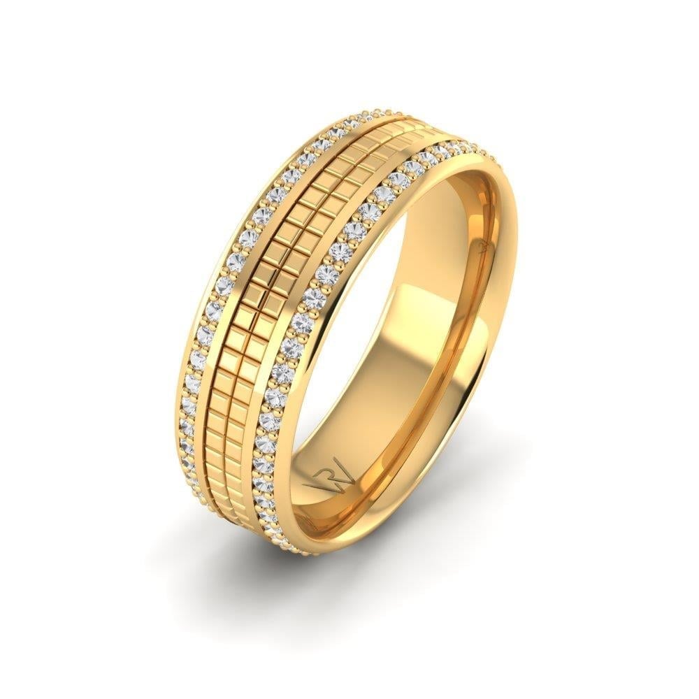 Alliances avec pierres femme Romancea Or Jaune Oxyde de Zirconium
