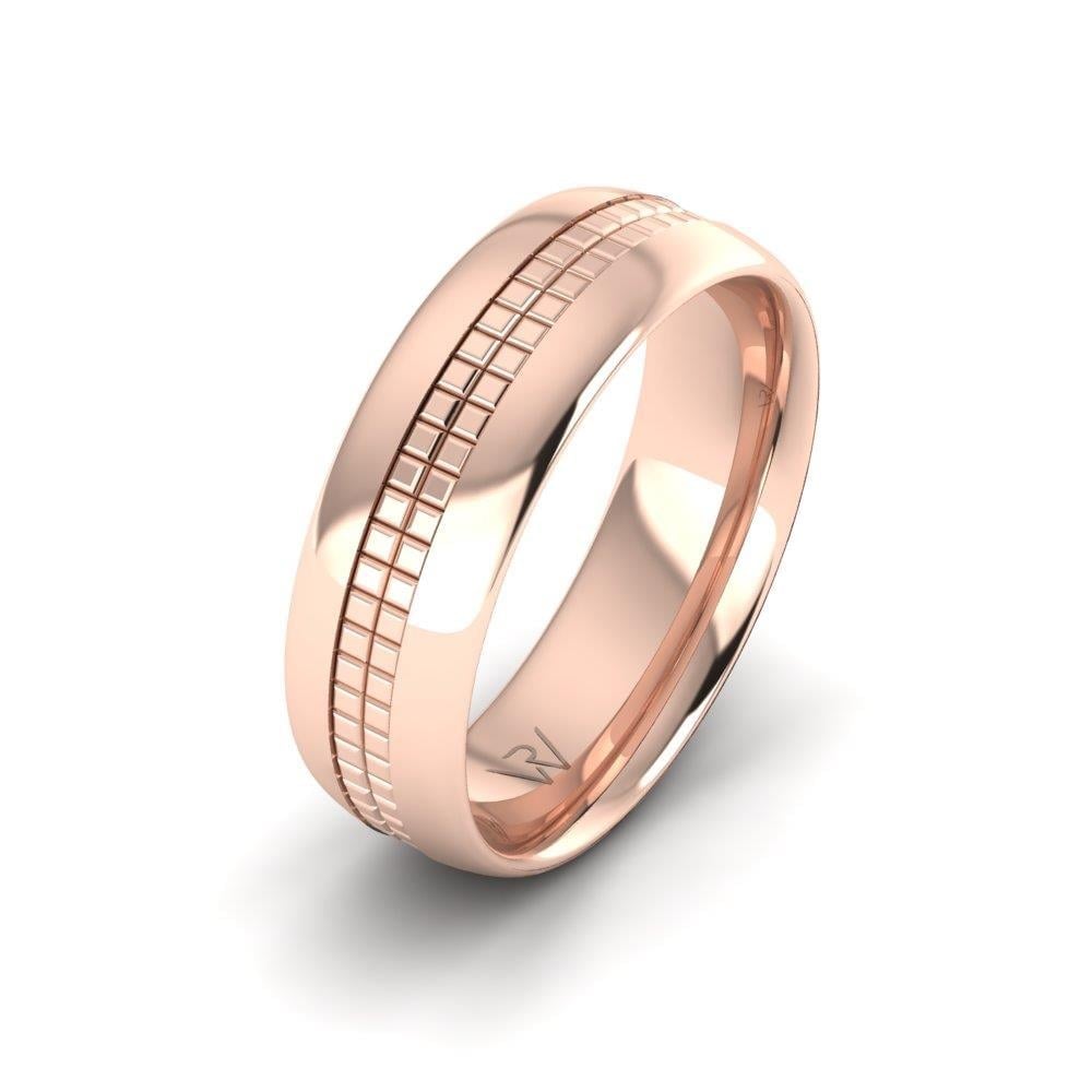 Alliances classiques femme Heartlink Or Rose