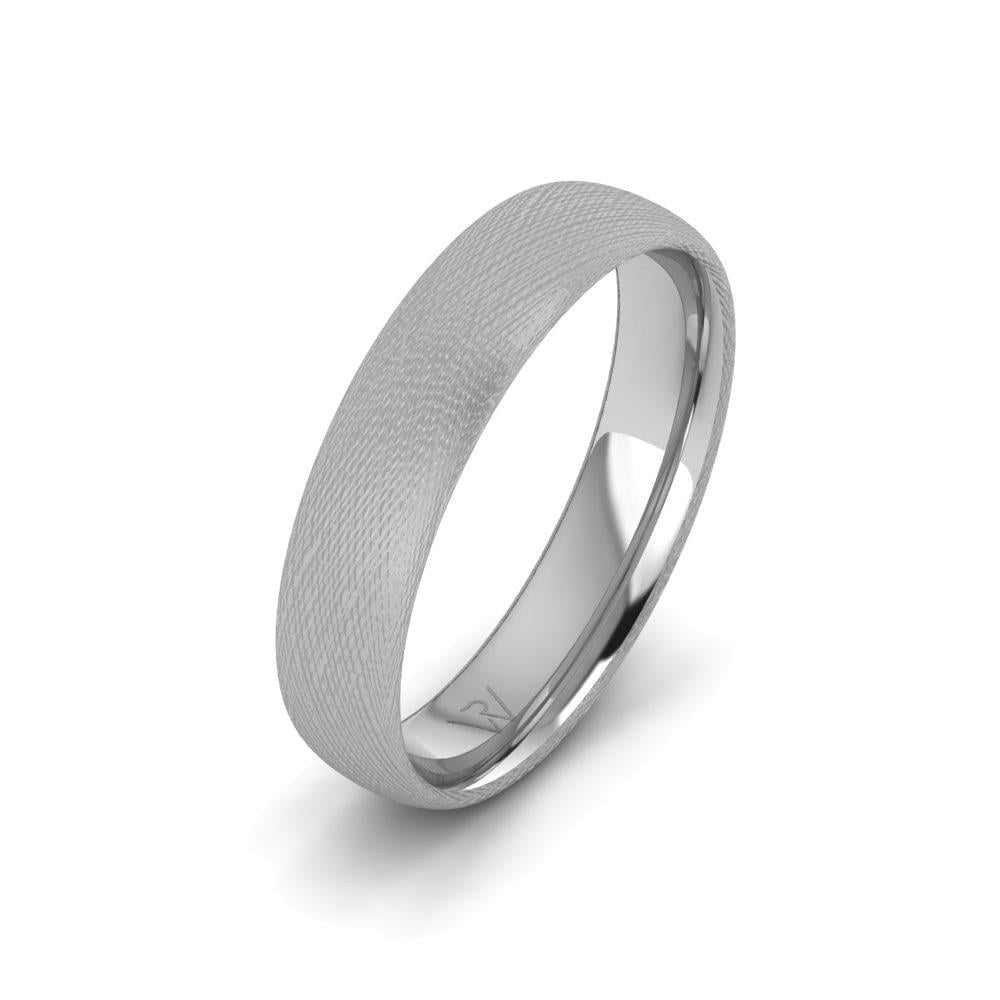 Alliances classiques homme Affinara Or Blanc