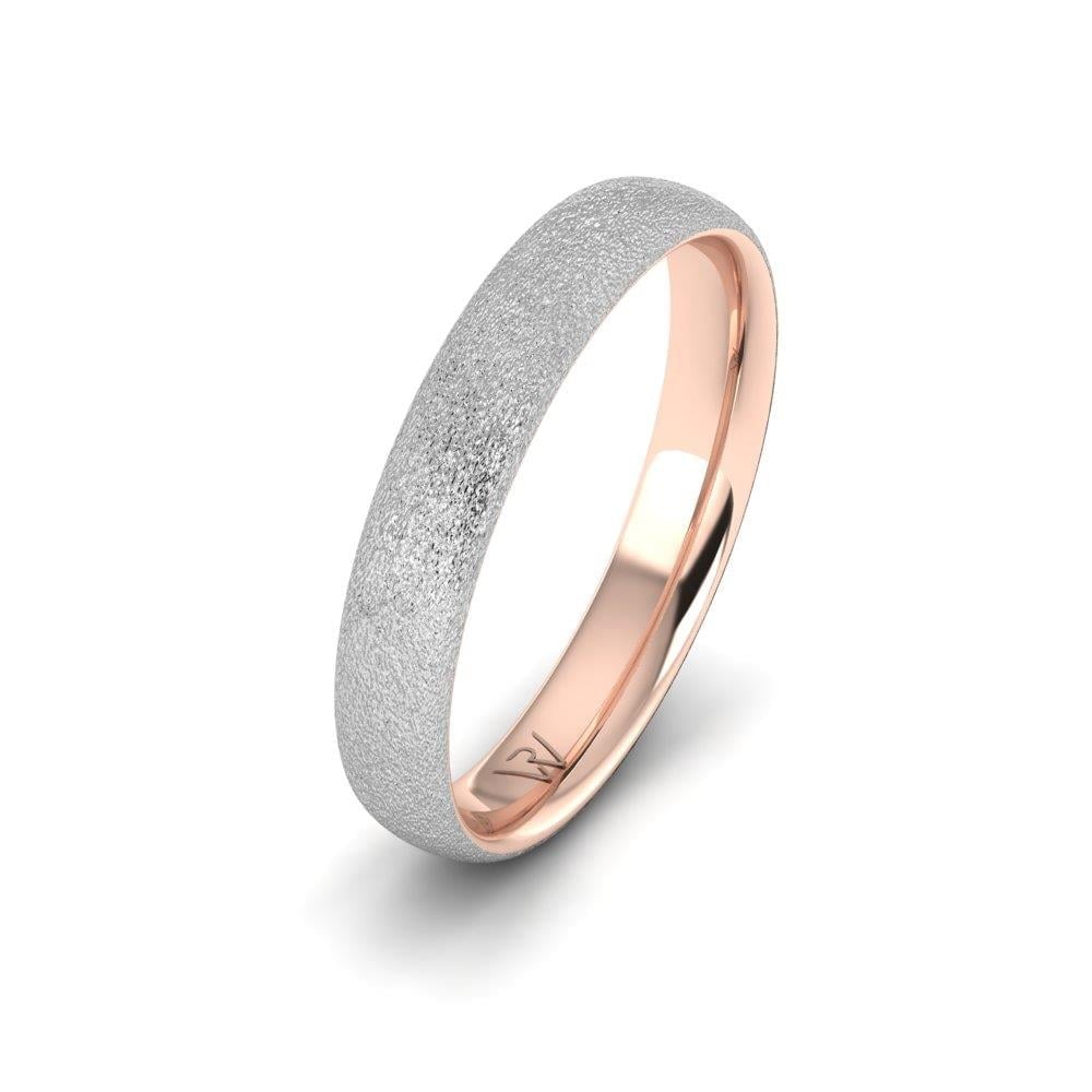 Alliances classiques homme Dreamspire Or Rose et Blanc