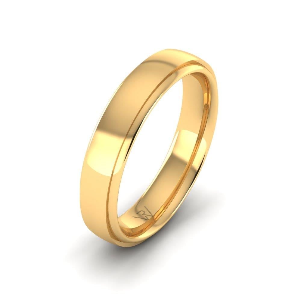 Alliances classiques homme EleganceSerene Or Jaune