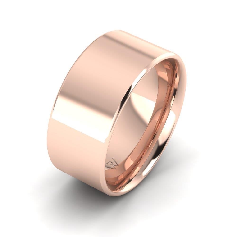 Alliances classiques homme Idylle Or Rose