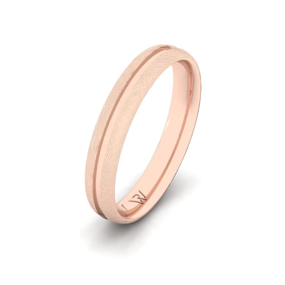 Alliances classiques homme Infiniteshine Or Rose