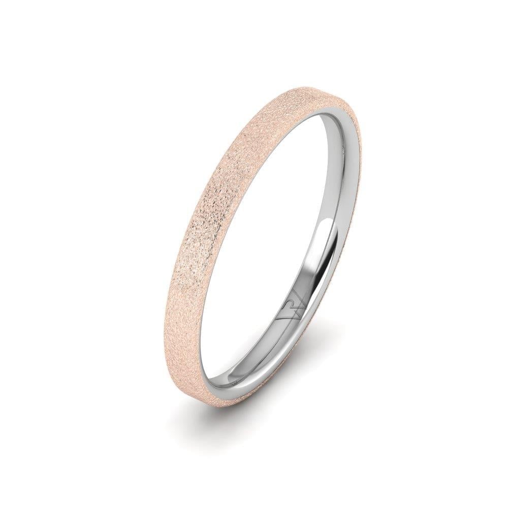 Alliances classiques homme Joinfiesta Or Blanc et Rose
