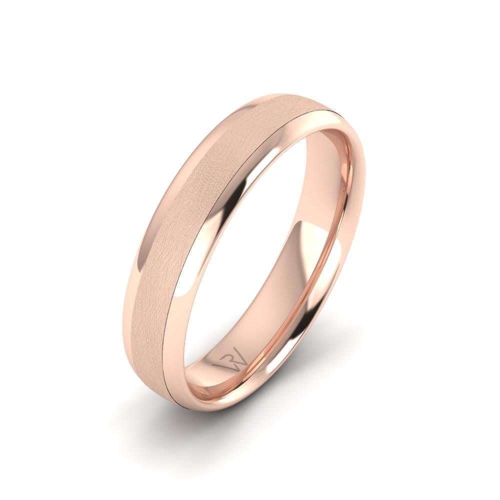 Alliances classiques homme Reflare Or Rose