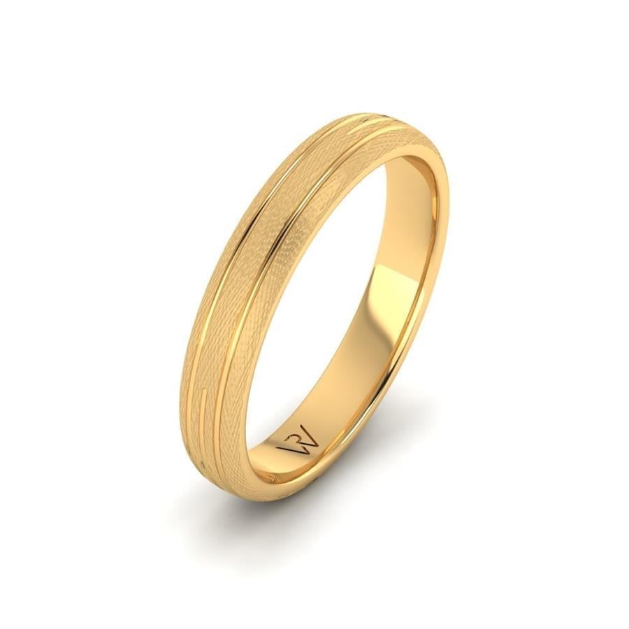 Alliances classiques homme Ribbon Or Jaune