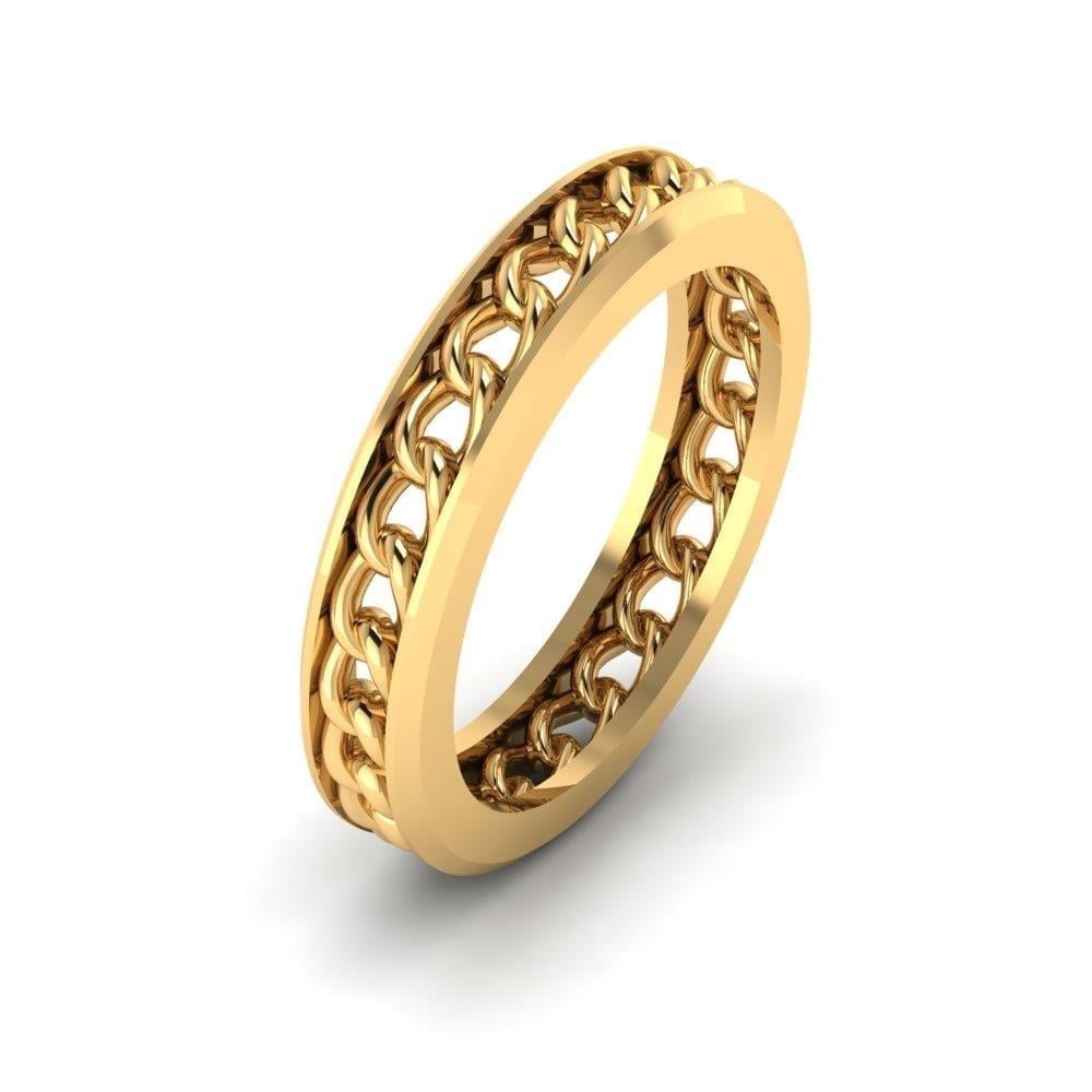 Alliances en Argent Plaqué Or jaune couple Affectionflare