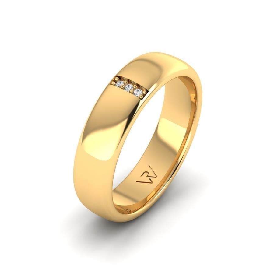 Alliances en Argent Plaqué Or jaune Femme Brilliant Dawn