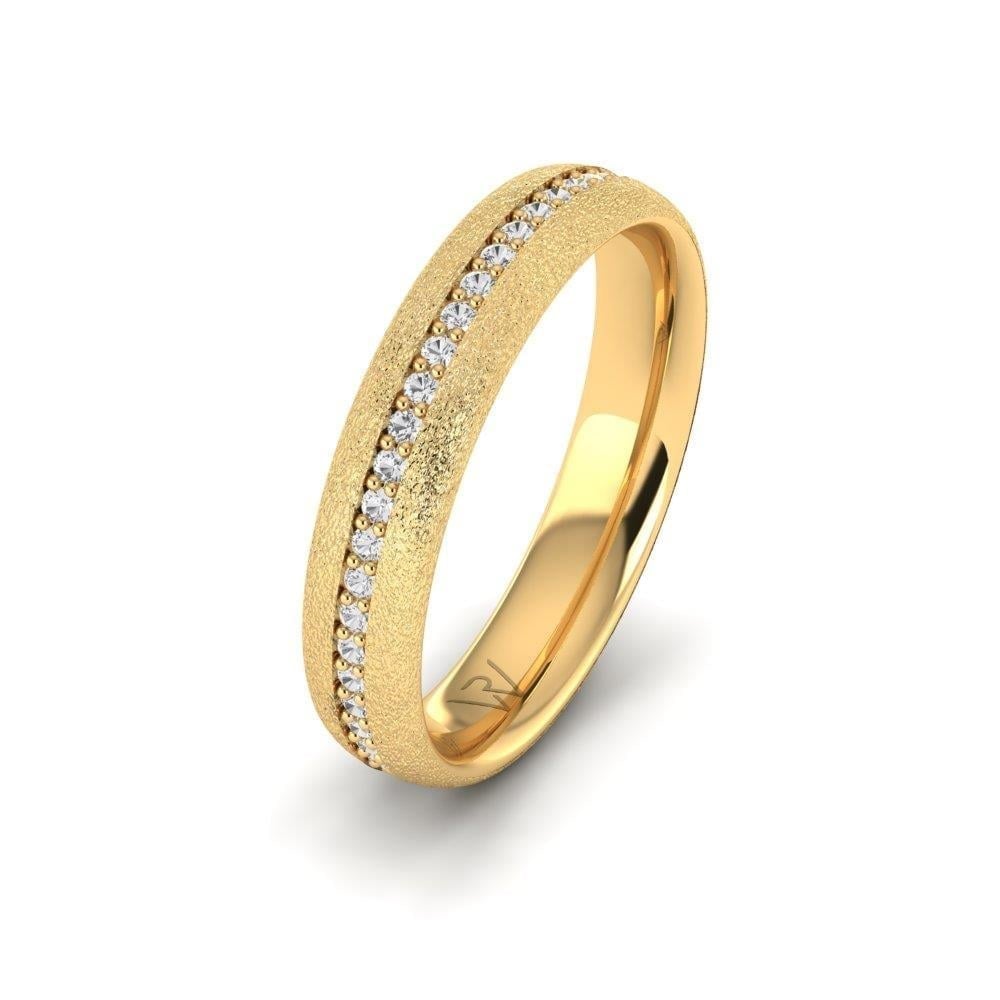 Alliances en Argent Plaqué Or jaune Femme Dreamspire Oxyde de Zirconium