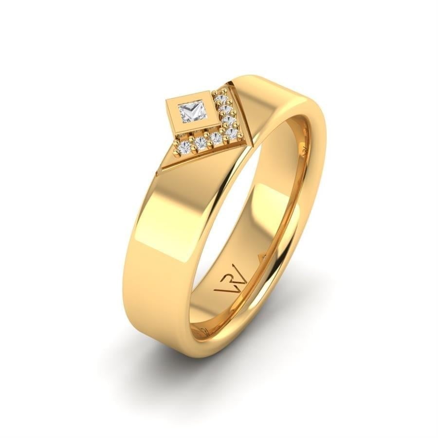 Alliances en Argent Plaqué Or jaune Femme Aretha
