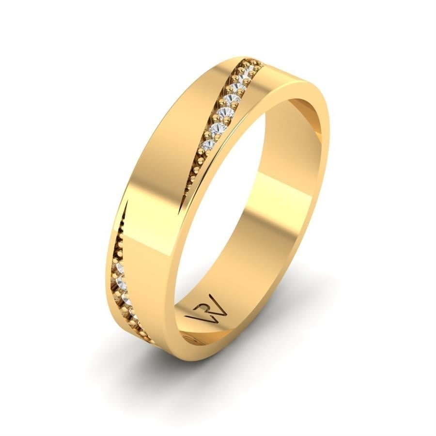 Alliances en Argent Plaqué Or jaune Femme Devotion