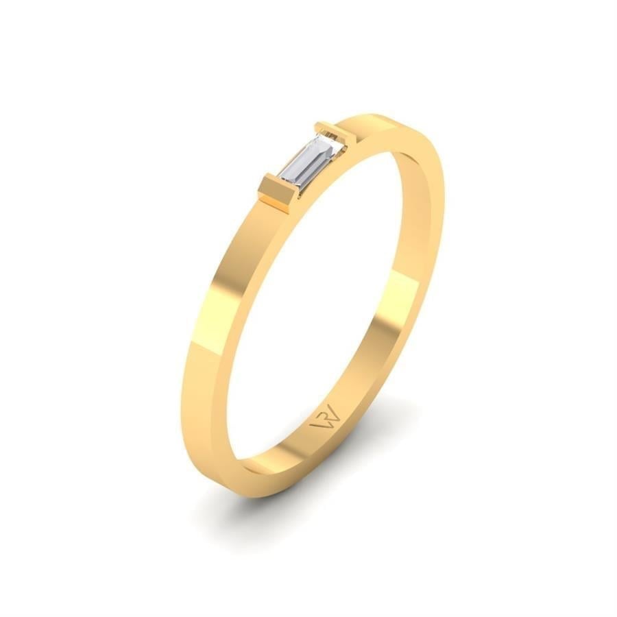 Alliances en Argent Plaqué Or jaune Femme Petanzi