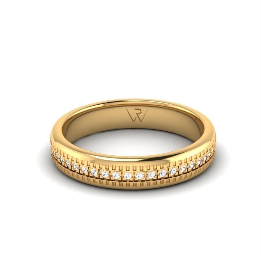 Alliances en Argent Plaqué Or jaune Femme Alluring Bird
