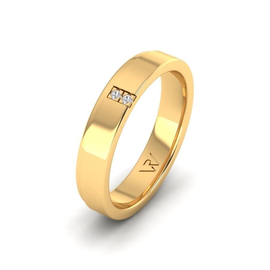 Alliances en Argent Plaqué Or jaune Femme Emotion