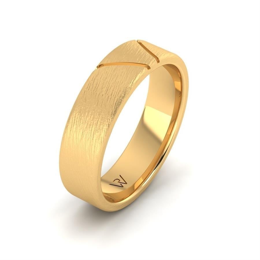 Alliances en Argent Plaqué Or jaune Homme Nontraditional