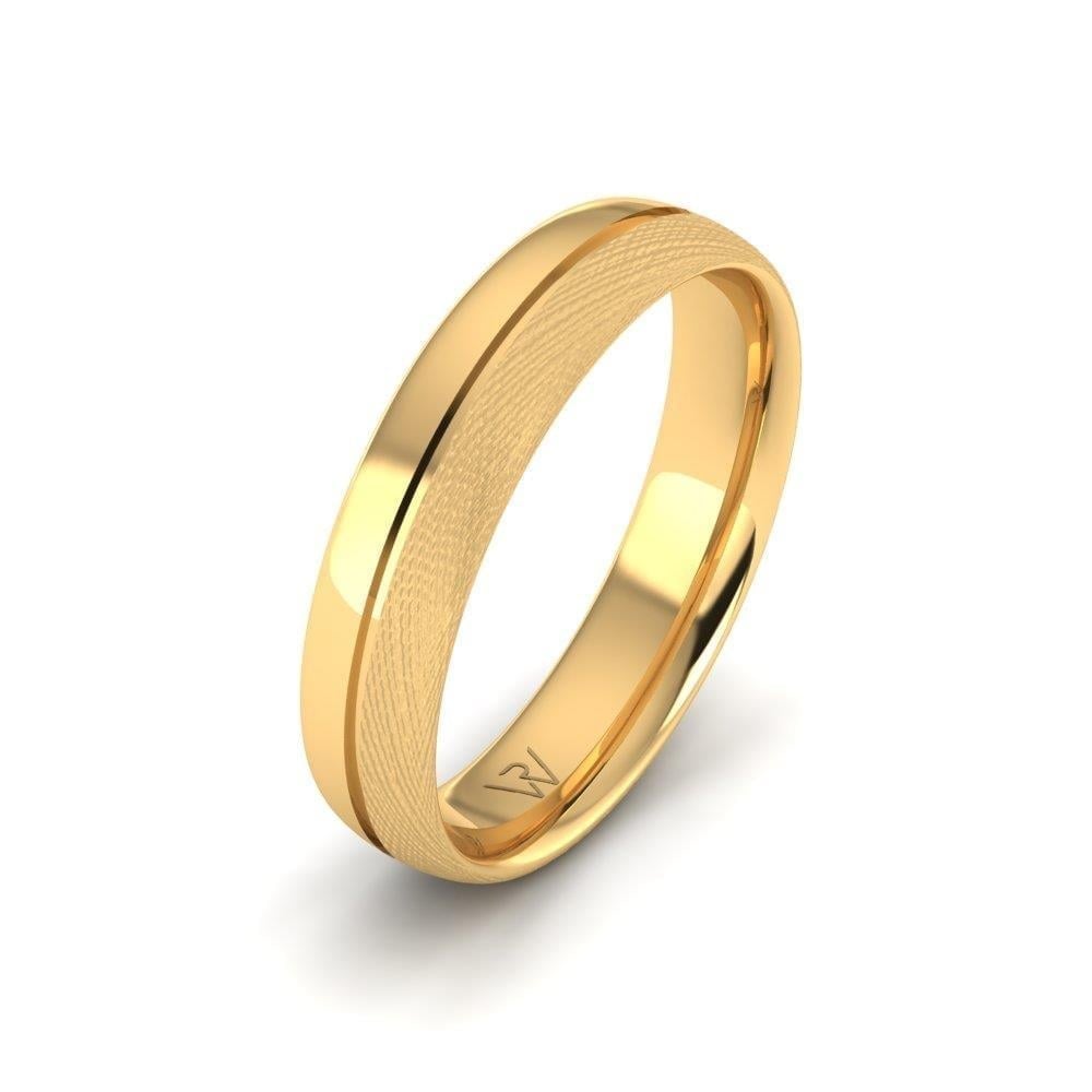 Alliances en Argent Plaqué Or jaune Homme Lovelica