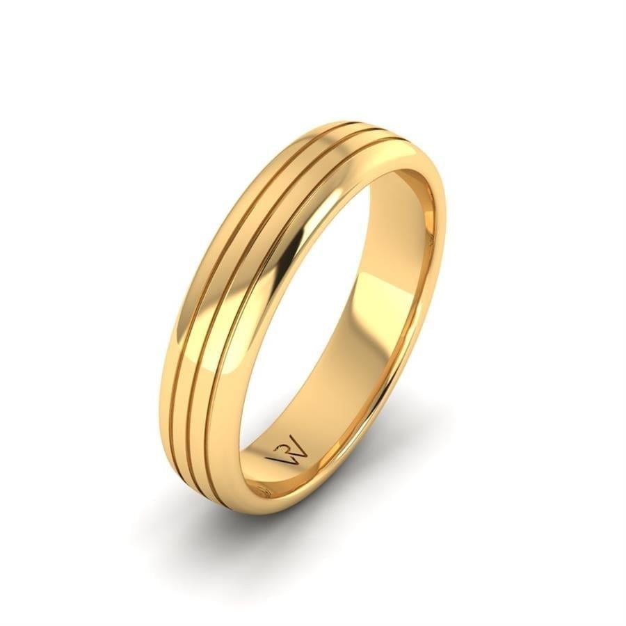 Alliances en Argent Plaqué Or jaune Homme Smart Affinity