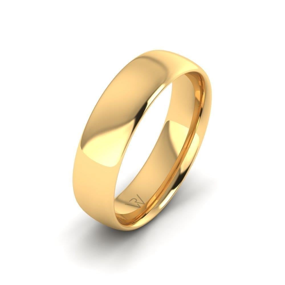 Alliances en Argent Plaqué Or jaune Homme Charmant