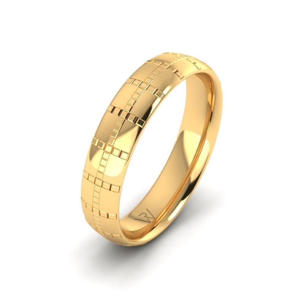Alliances en Argent Plaqué Or jaune Homme Eternify