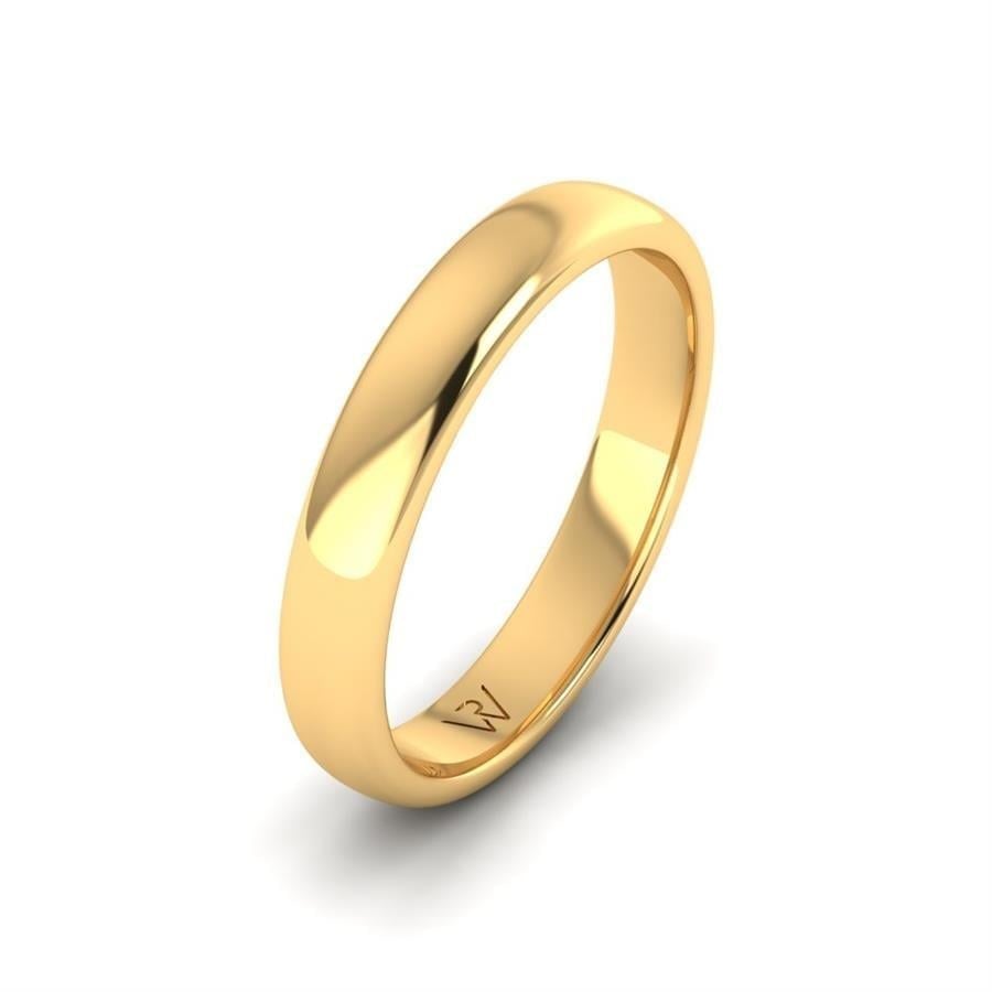Alliances en Argent Plaqué Or jaune Homme ÉClat