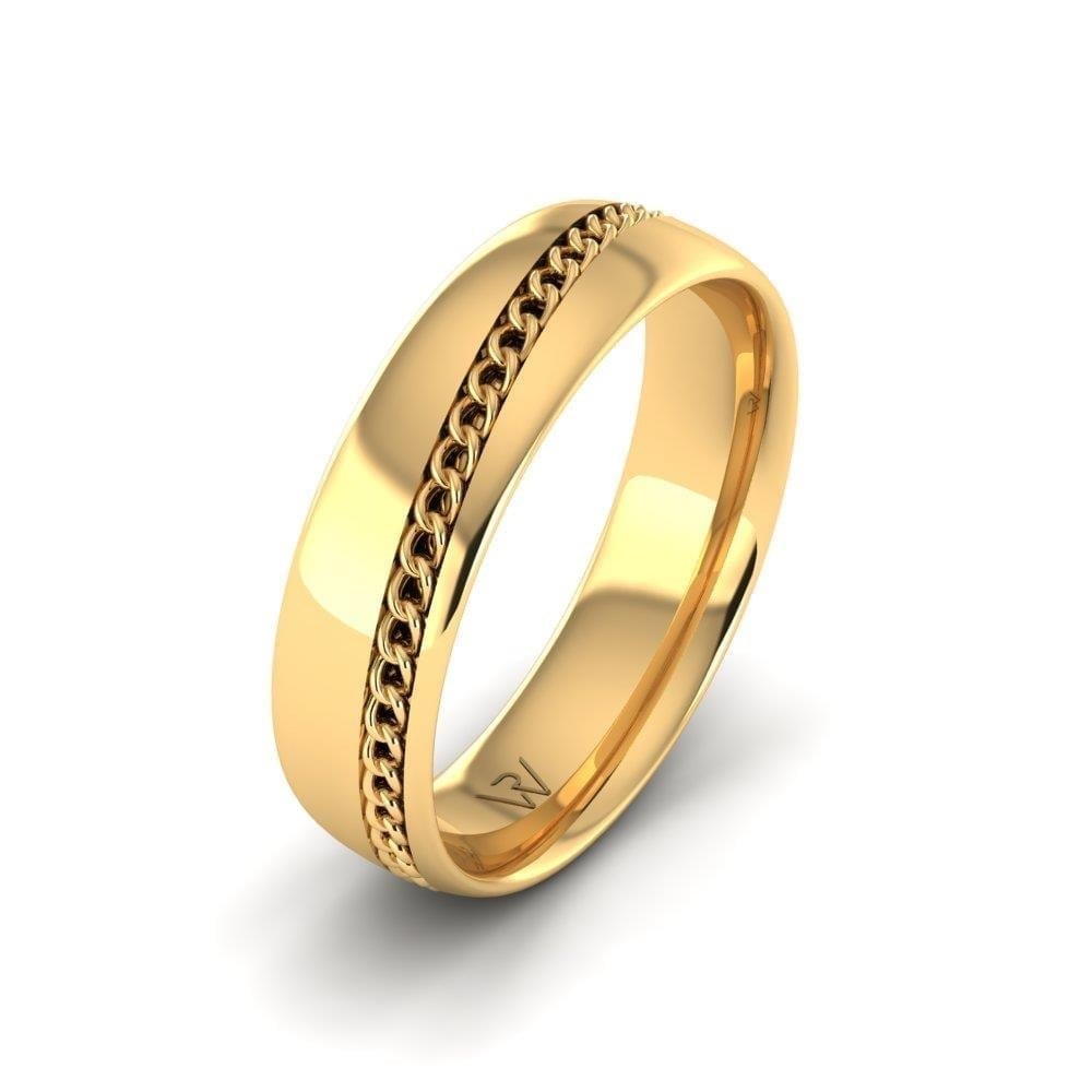 Alliances en Argent Plaqué Or jaune Homme Unityessence